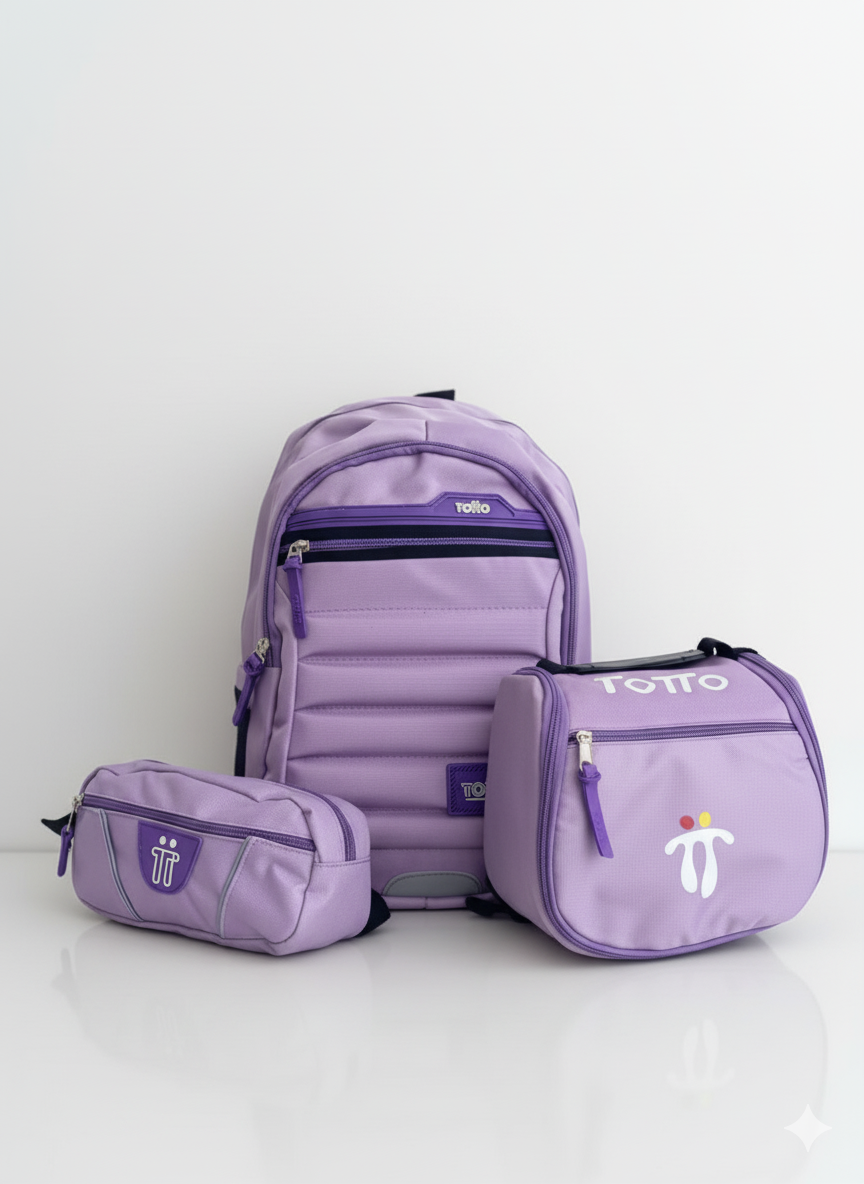 Maleta Totto gratis lonchera y cartuchera